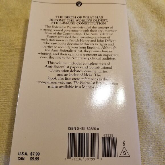 The anti federalist papers and the constitutional convention debates paperback - Picture 2 of 5